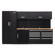 Sealey Premier 3.3m Storage System - Oak Worktop