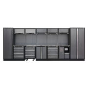 Sealey Superline PRO® 4.9m Storage System - Stainless Worktop APMSSTACK01SS