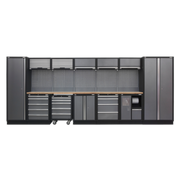 Sealey Superline PRO® 4.9m Storage System - Wood Worktop
