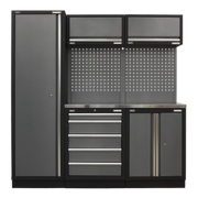 Sealey Superline PRO® 2.0m Storage System - Stainless Worktop