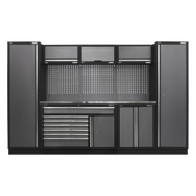 Sealey Superline PRO® 3.24m Storage System - Stainless Steel Worktop