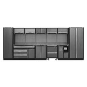 Sealey Superline PRO® 4.9m Storage System - Stainless Worktop APMSSTACK15SS