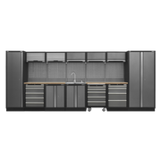 Sealey Superline Pro 4.9m Storage System - Pressed Wood Worktop