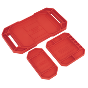 Sealey Flexible Tool Trays Non-Slip - Pack of 3