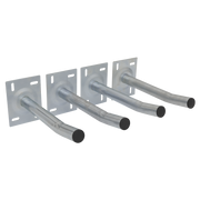 Sealey Wall Mountable Storage Hooks - Set of 4