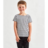 Asquith & Fox Kids Marinière Coastal Short Sleeve Tee