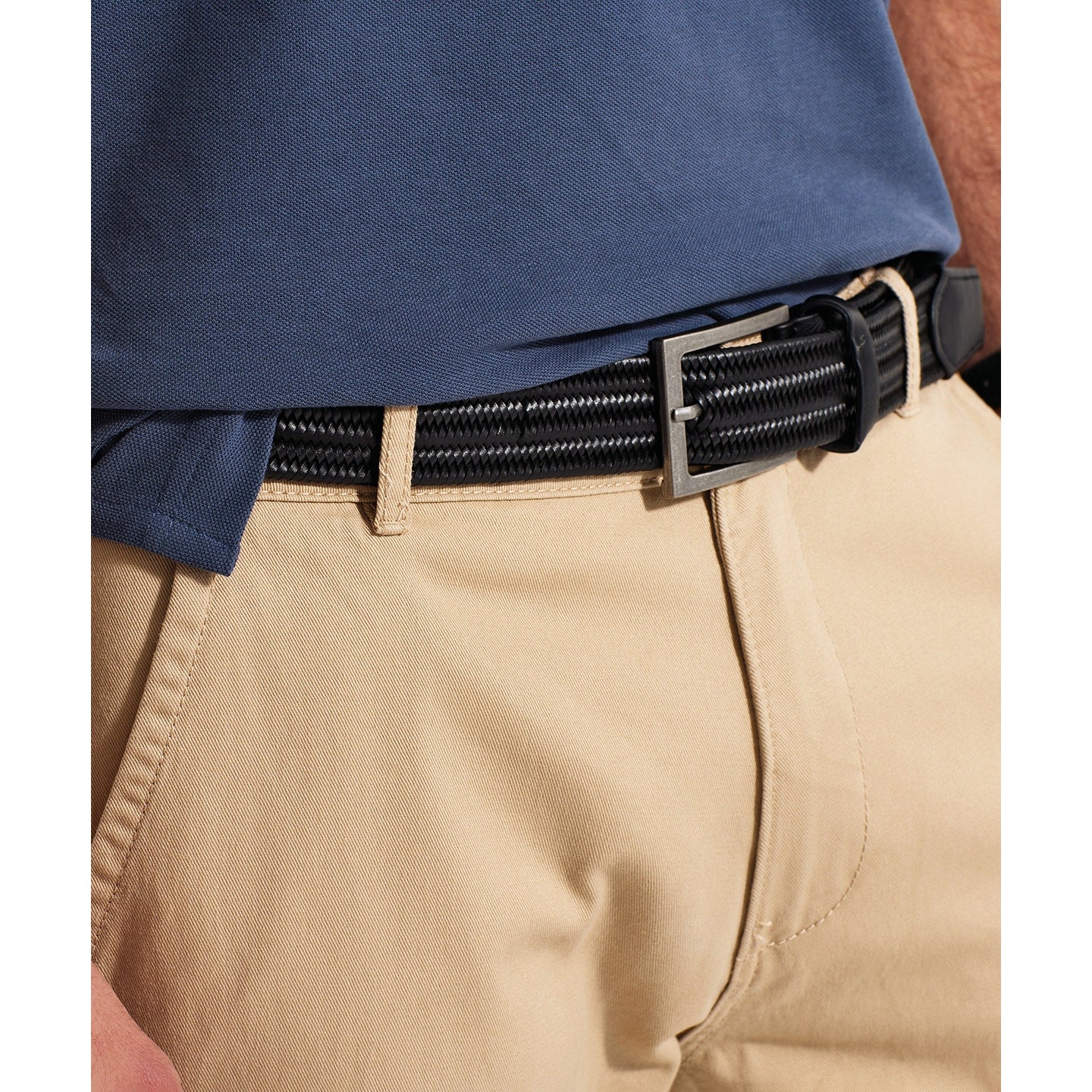 Asquith & Fox Leather Braid Belt