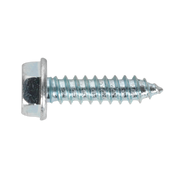 Sealey Acme Screw Washer Faced Zinc #10 x 3/4" Pack of 50