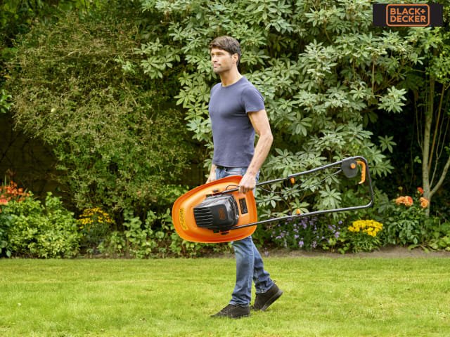 BLACK + DECKER BEMWH55 Electric Hover Mower 30cm 1200W 240V