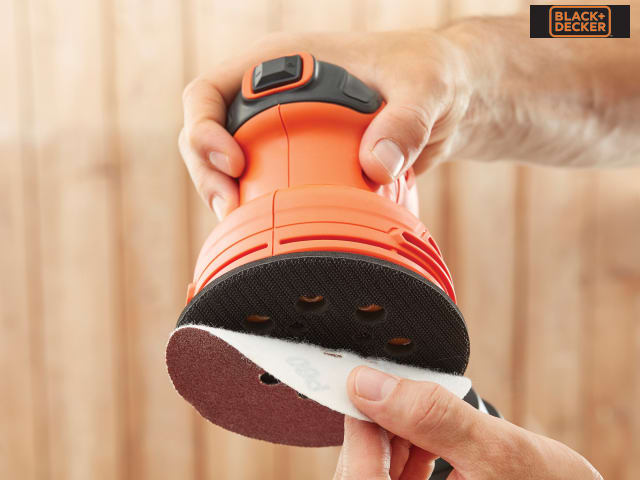 BLACK + DECKER BEW210 Heritage Random Orbital Sander 230W 240V