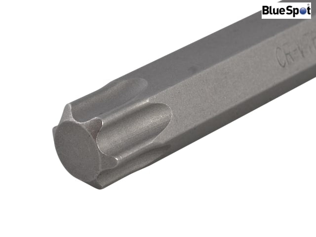 BlueSpot Tools 3/8in Drive Extra Long TORX Socket Bit Set, 7 Piece