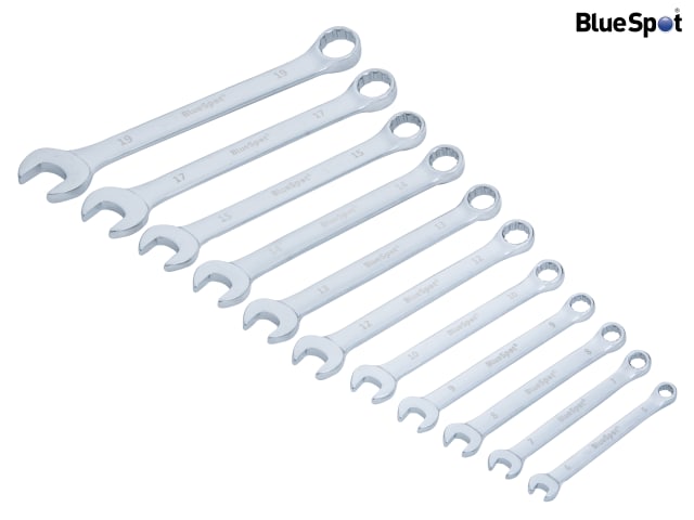 BlueSpot Tools Combination Spanner Set, 11 Piece