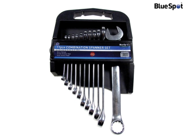 BlueSpot Tools Combination Spanner Set, 11 Piece