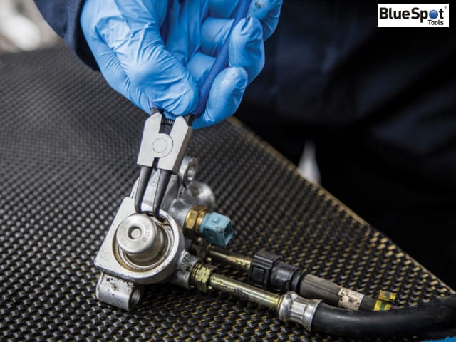 BlueSpot Tools Circlip Pliers External Bent 90? Tip 150mm (6in)