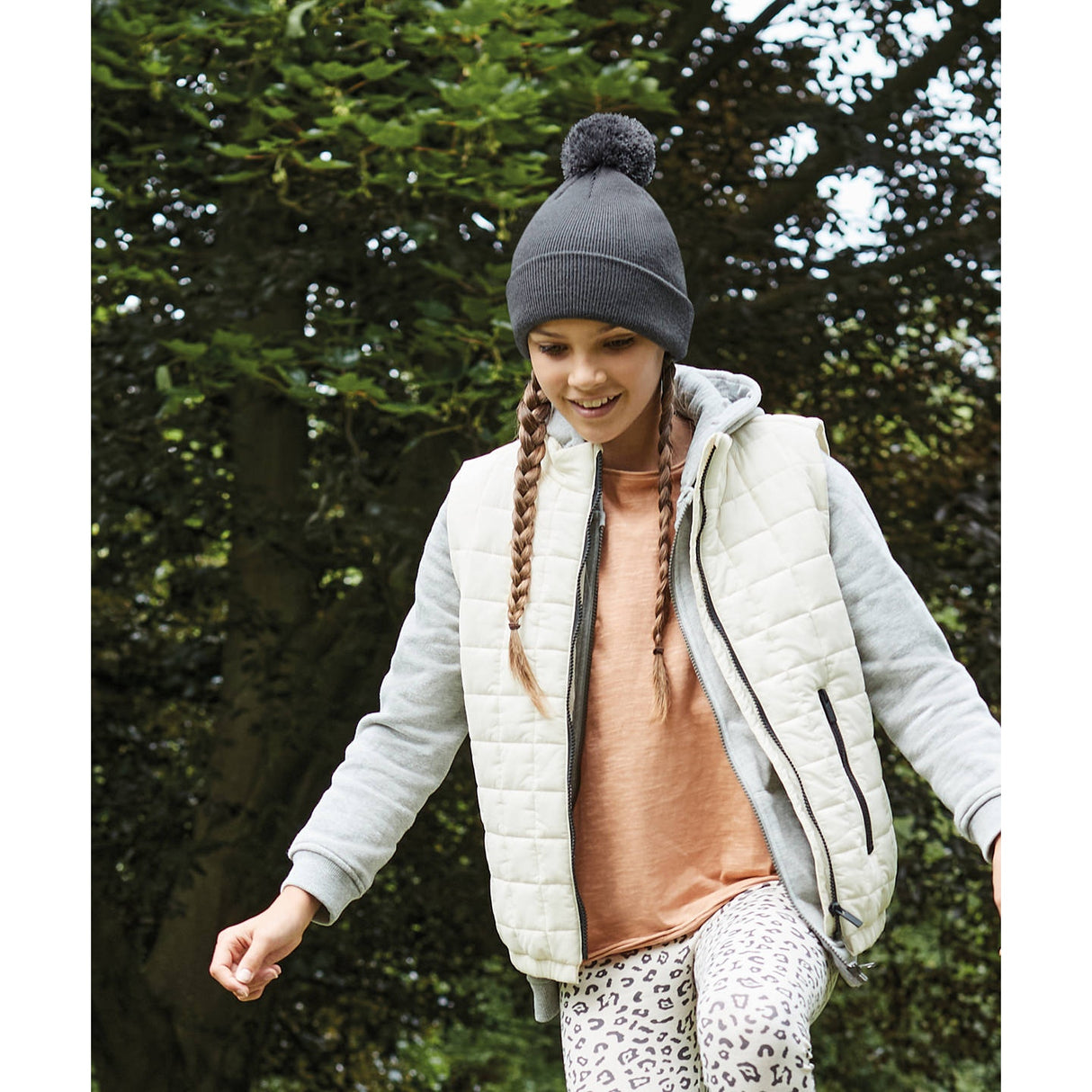 Beechfield Junior Original Pom Pom Beanie