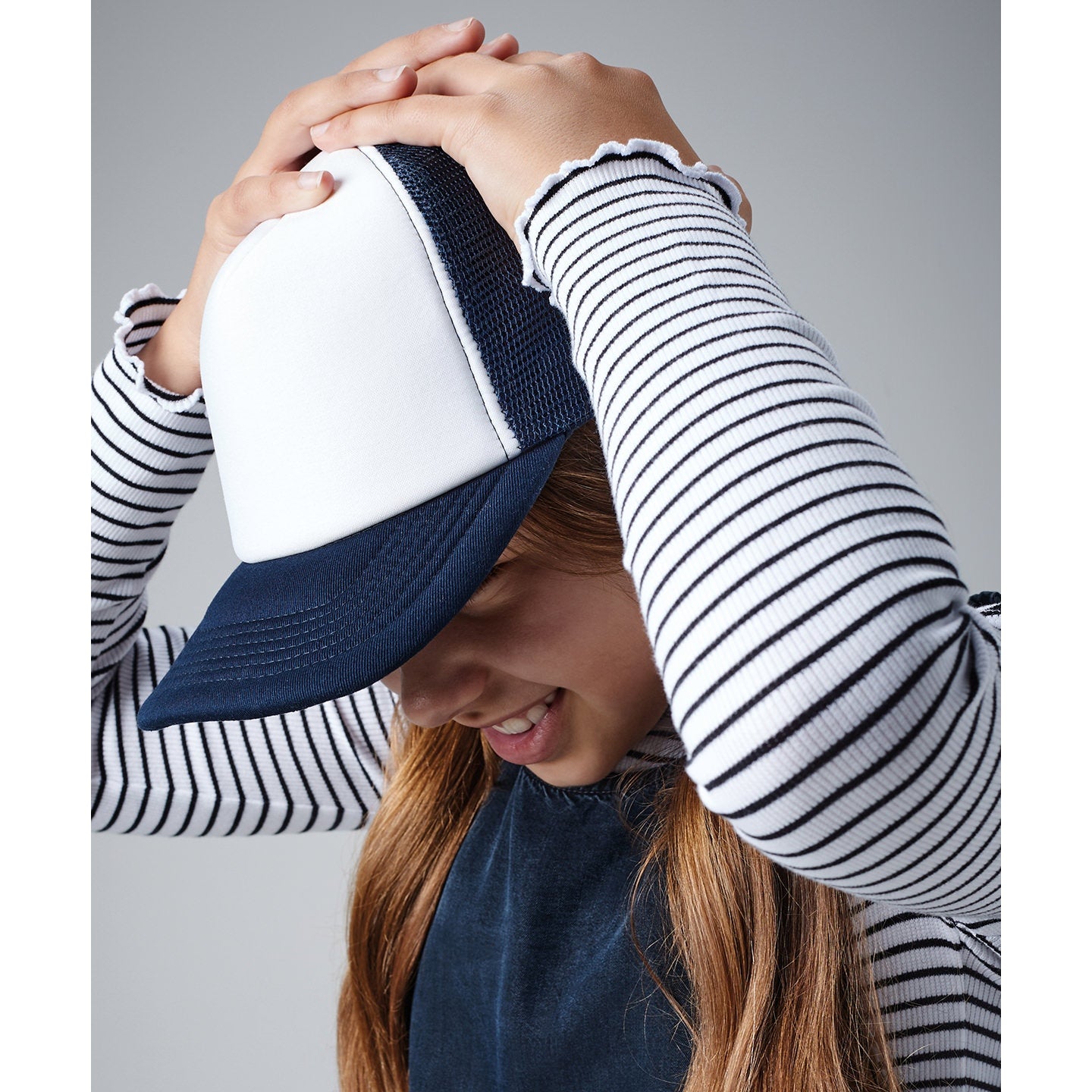 Beechfield Junior Vintage Snapback Trucker