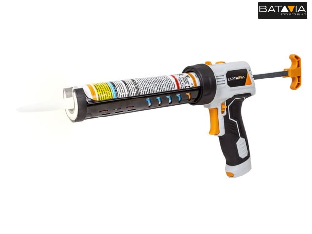 Batavia MAXXPUSH Caulking Gun with LED Light 6V (AA Batteries)