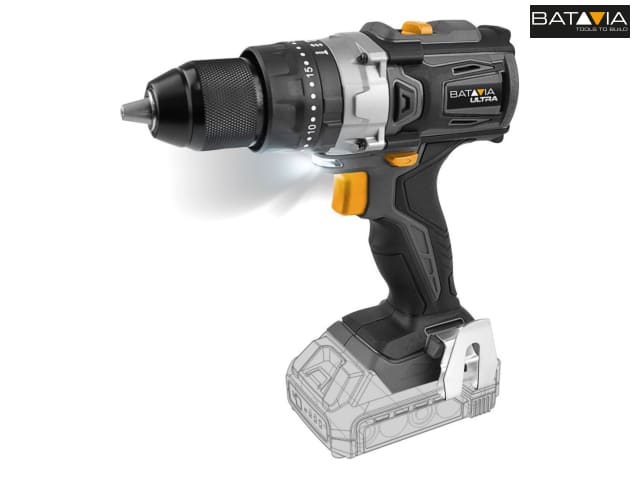 Batavia MAXXPACK ULTRA Brushless Combi Drill 18V 2 x 4.0Ah