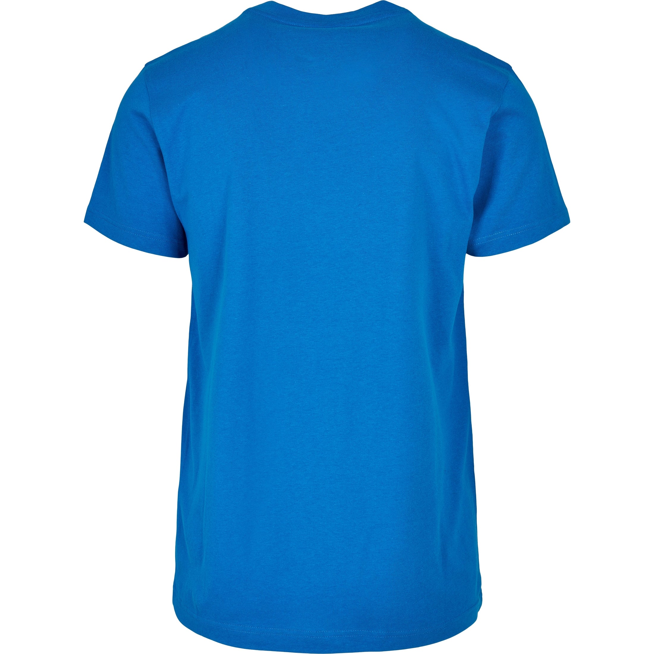 Build Your Brand Basic Basic Round Neck Tee - Cobalt Blue