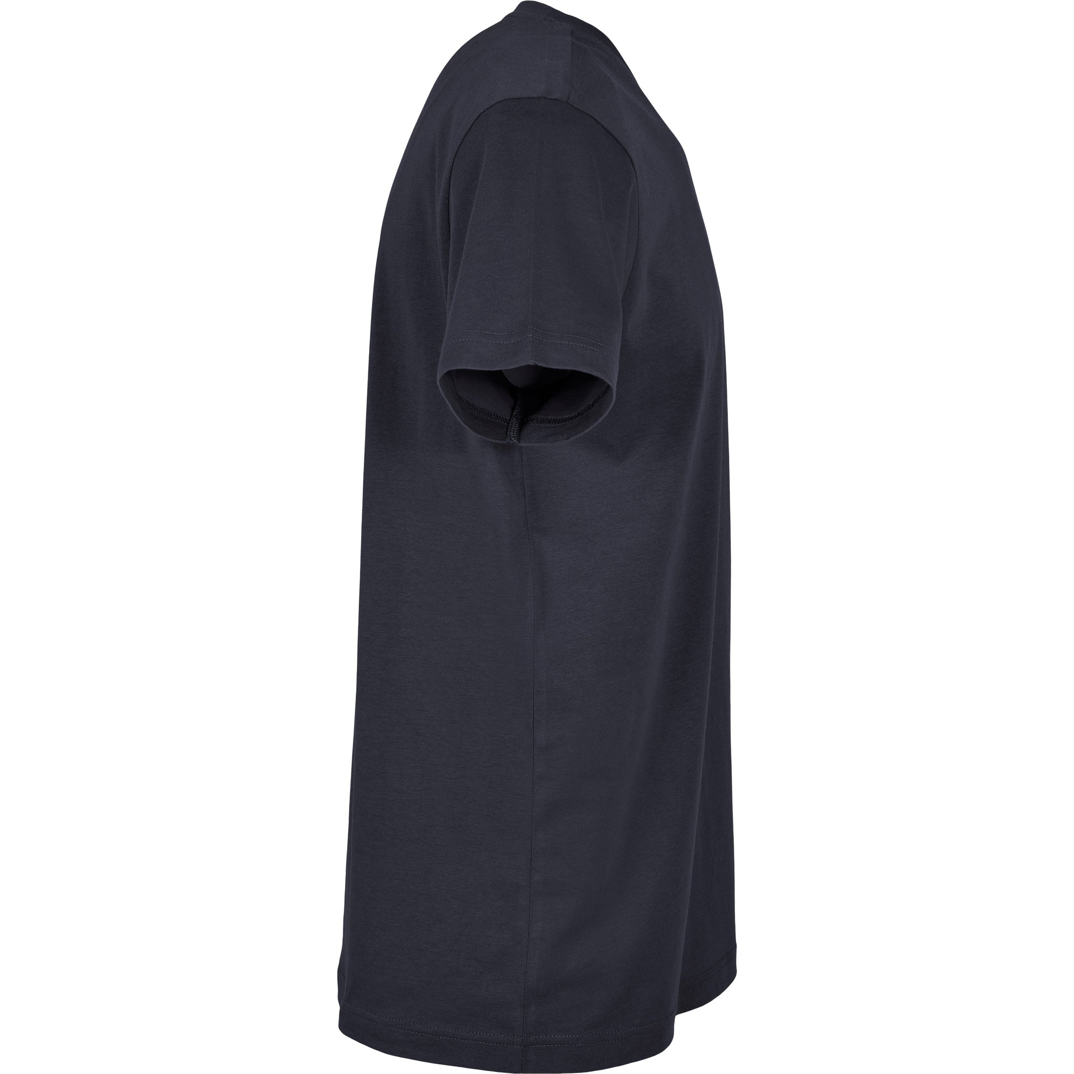 Build Your Brand Basic Basic Round Neck Tee - Navy