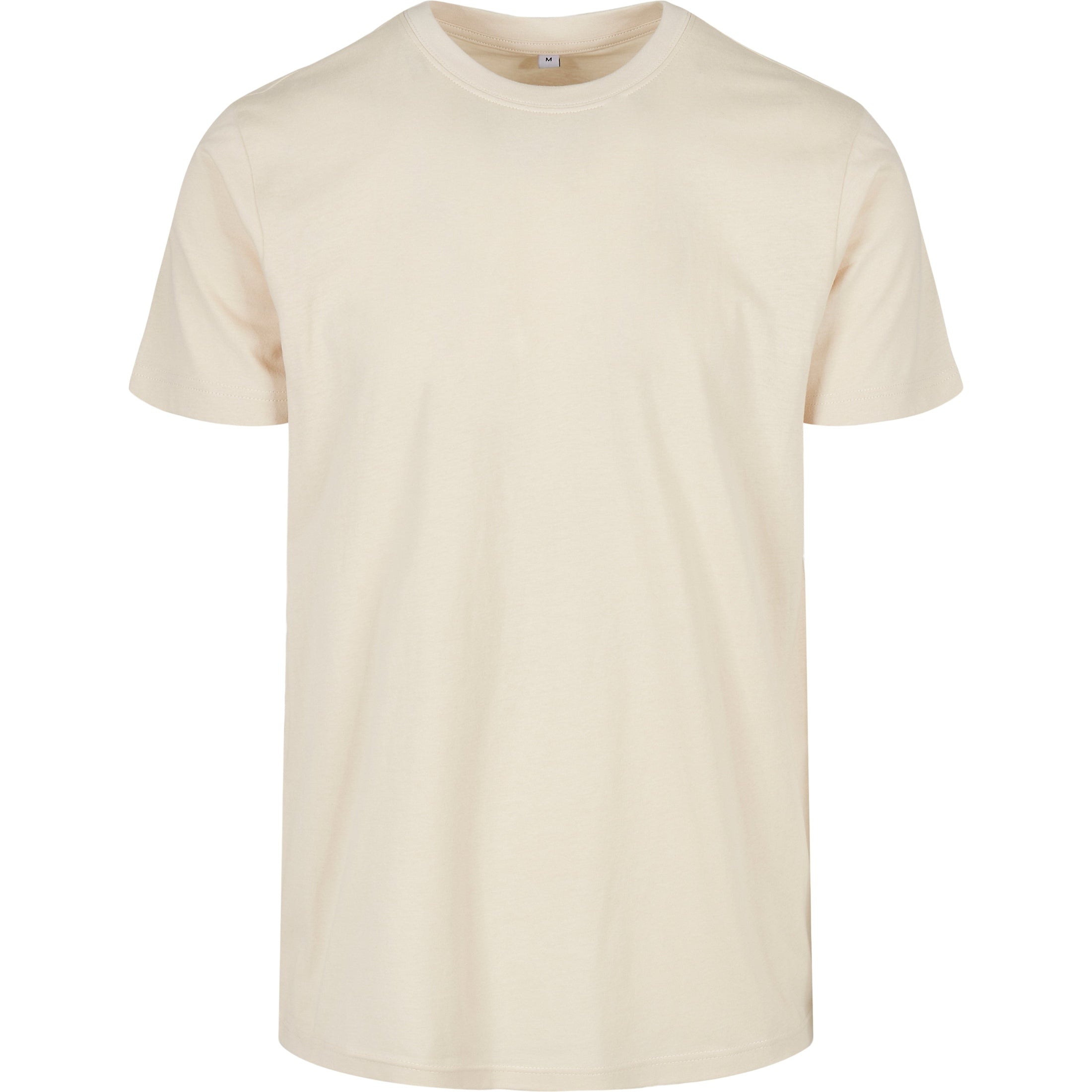 Build Your Brand Basic Basic Round Neck Tee - Sand