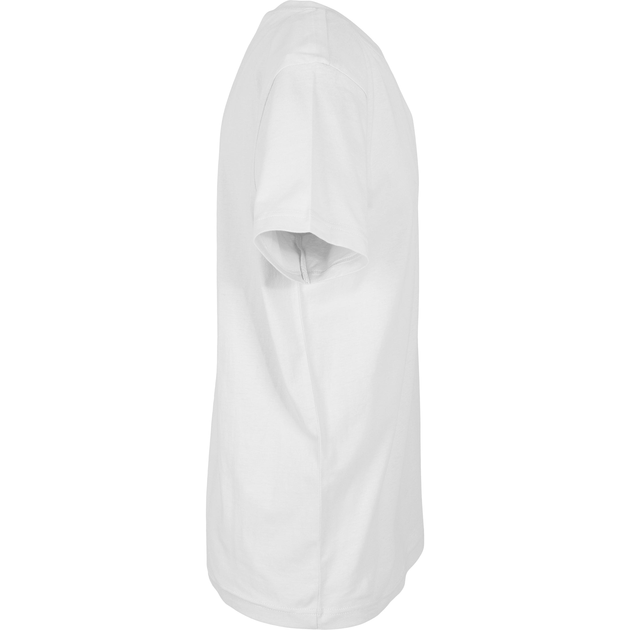 Build Your Brand Basic Basic Round Neck Tee - White