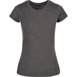 Build Your Brand Basic Women's Basic Tee - Charcoal