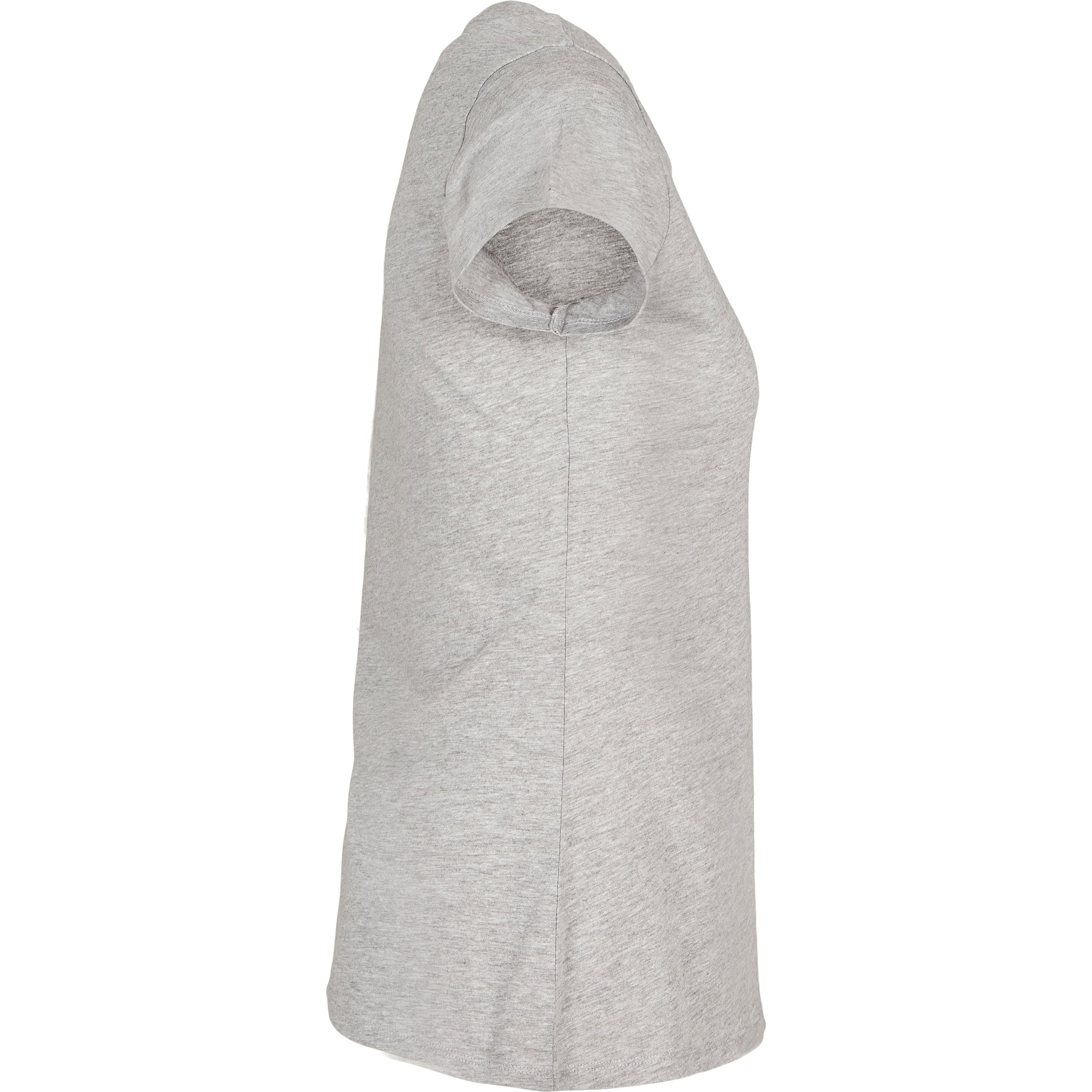 Build Your Brand Basic Women's Basic Tee - Heather Grey