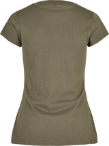 Build Your Brand Basic Women's Basic Tee - Olive
