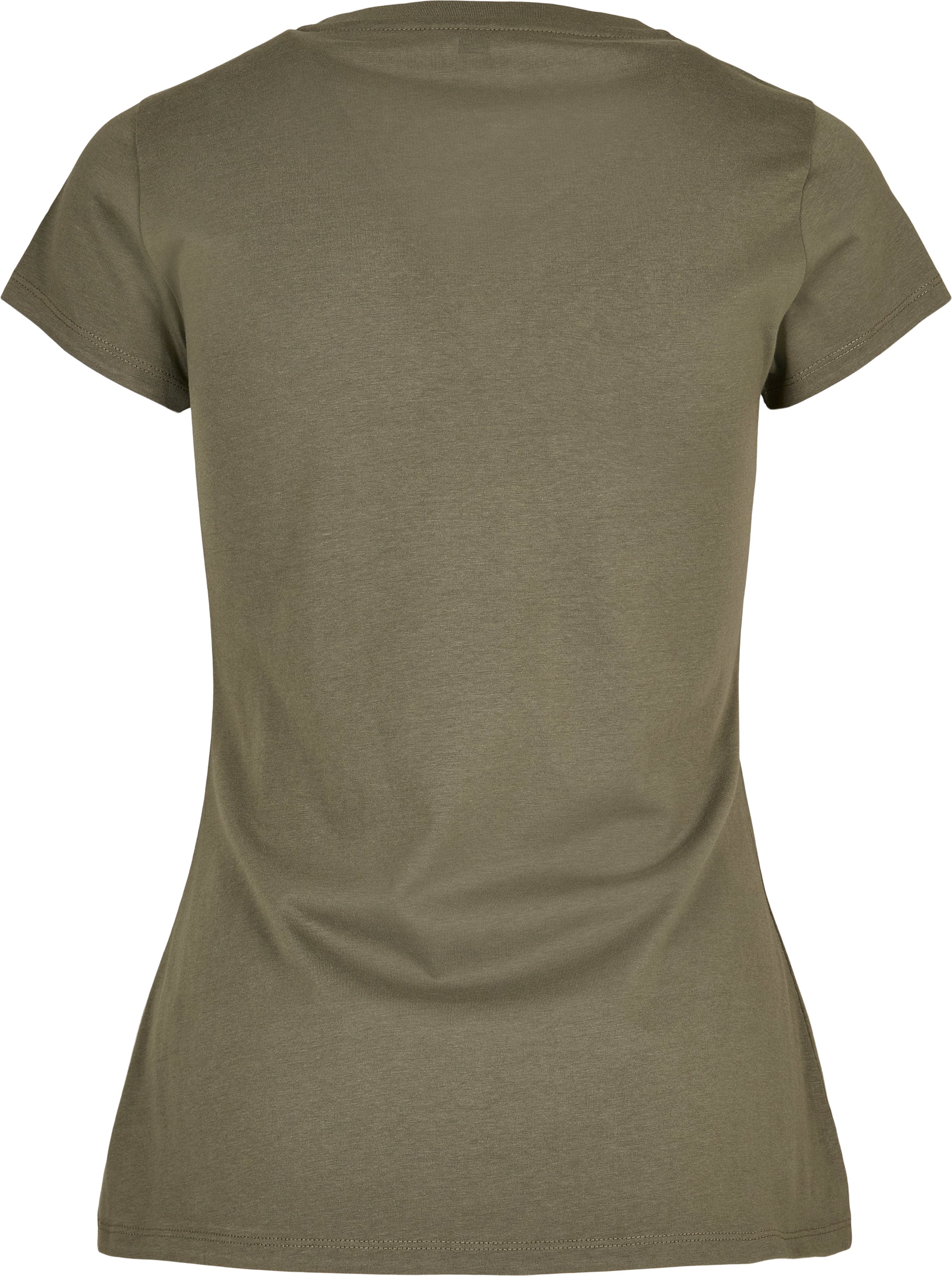 Build Your Brand Basic Women's Basic Tee - Olive