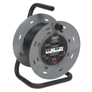 Sealey Cable Reel 15m 4 x 230V Thermal Trip