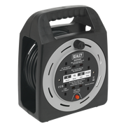 Sealey Cable Reel Box Type 15m 4 x 230V 1.25mm² Thermal Trip
