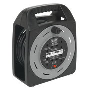 Sealey Cable Reel Box Type 25m 4 x 230V 1.25mm² Thermal Trip