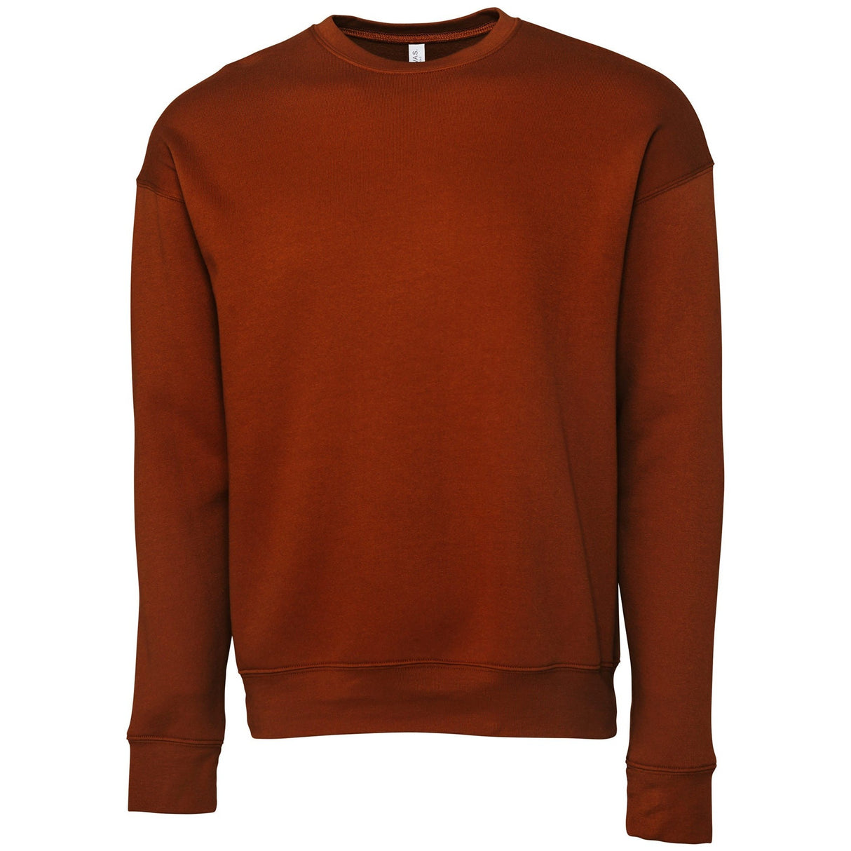 Bella Canvas Unisex Drop Shoulder Fleece - Brick