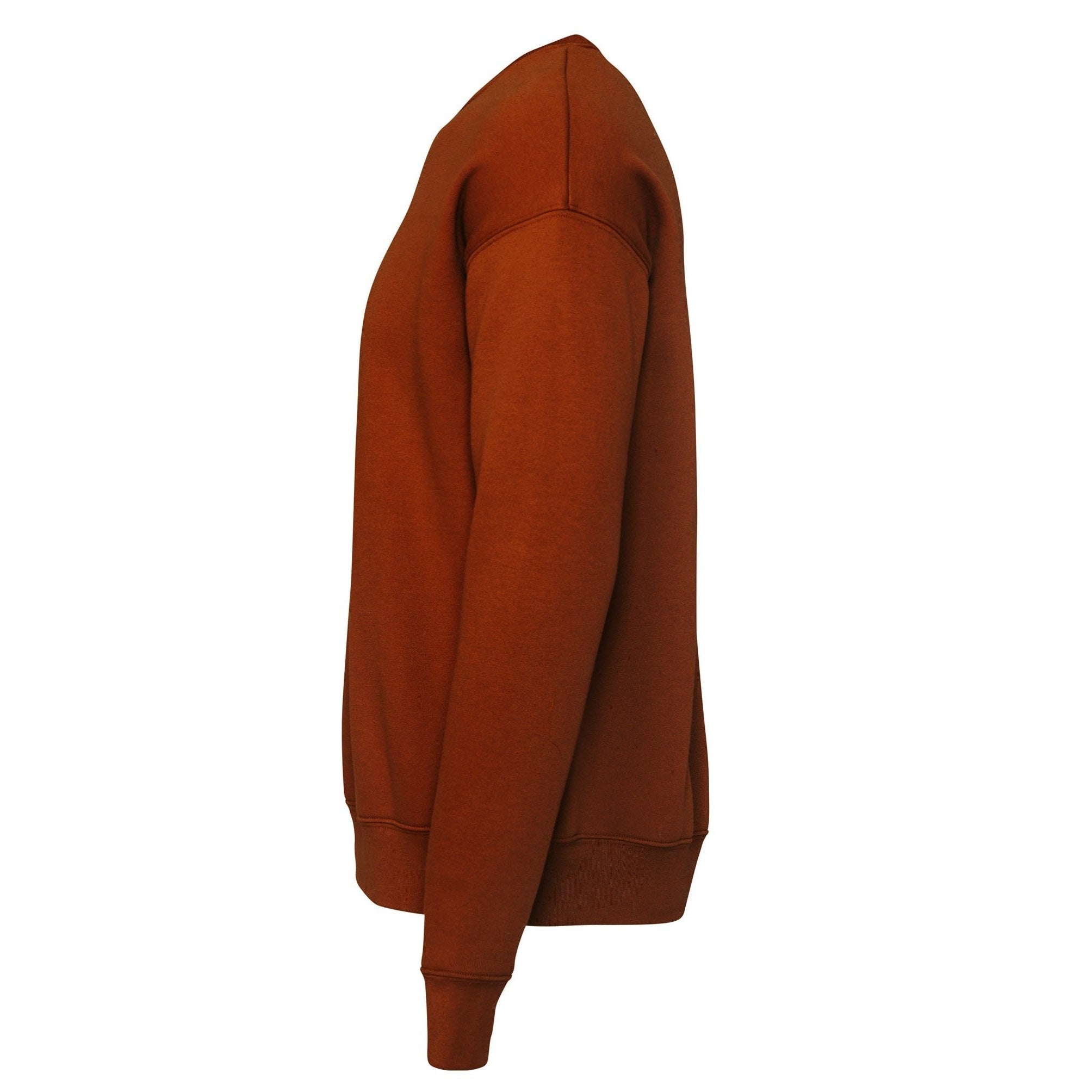 Bella Canvas Unisex Drop Shoulder Fleece - Brick