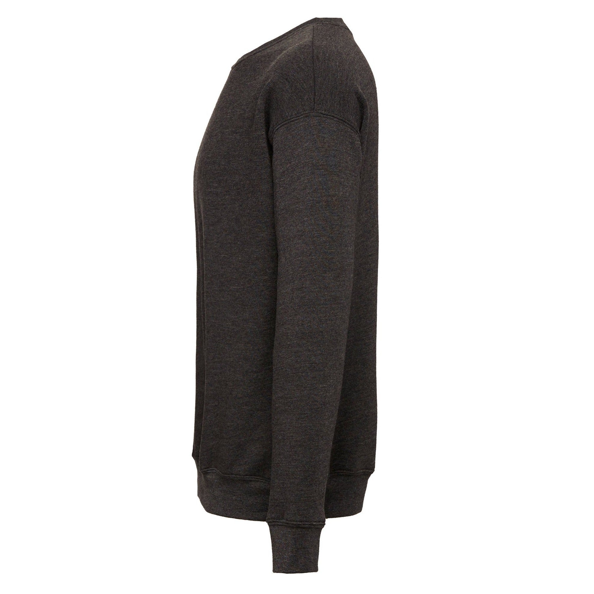Bella Canvas Unisex Drop Shoulder Fleece - Dark Grey Heather
