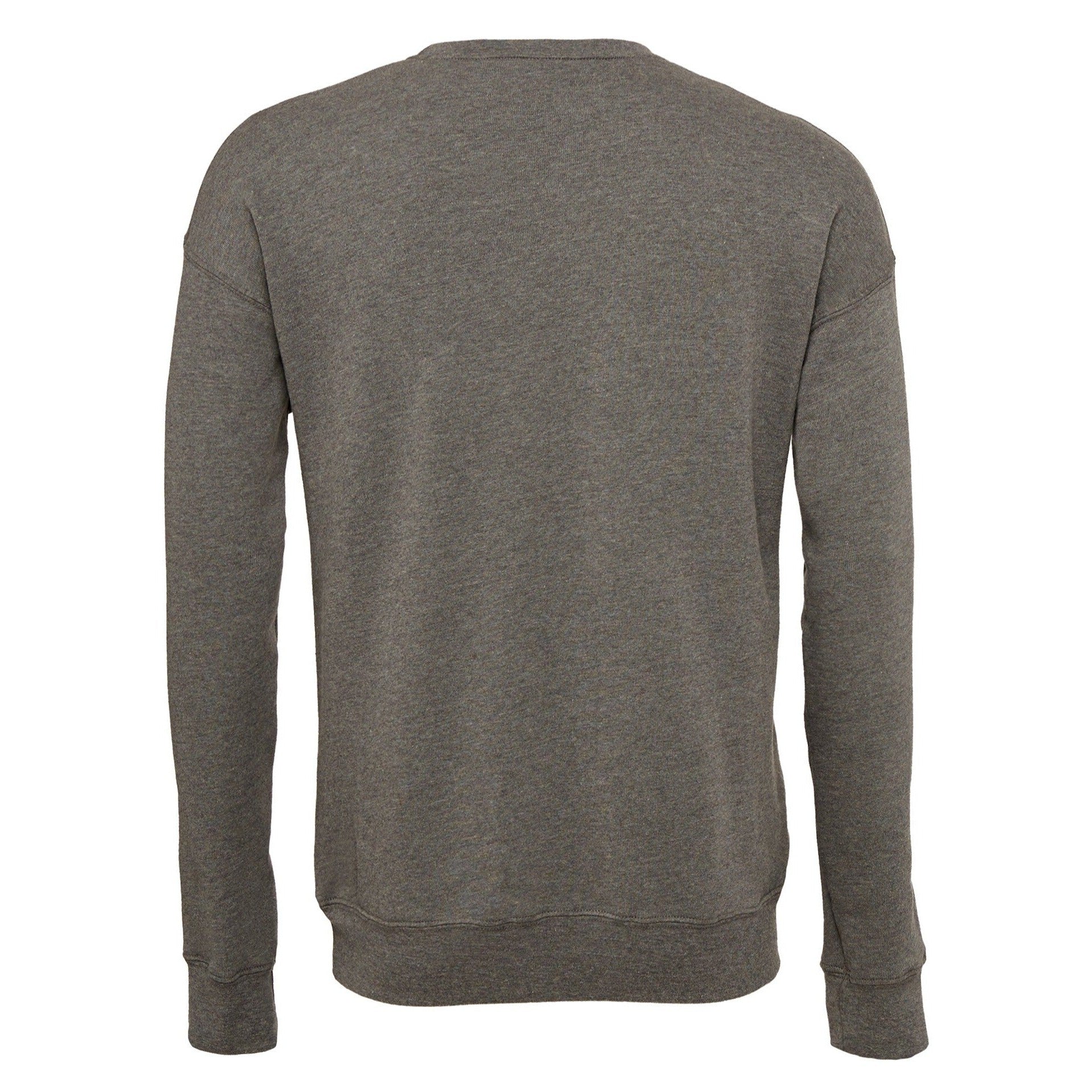 Bella Canvas Unisex Drop Shoulder Fleece - Deep Heather