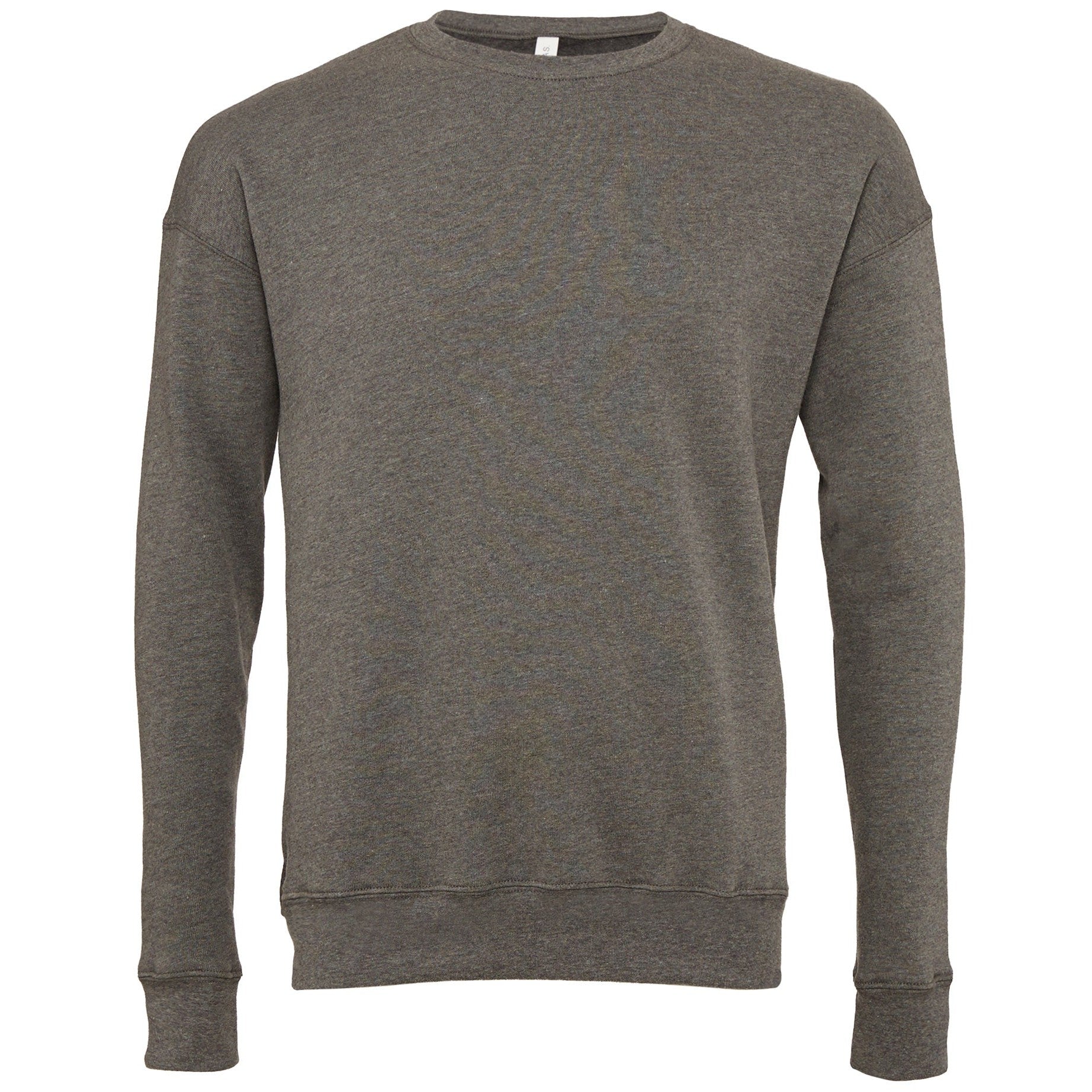 Bella Canvas Unisex Drop Shoulder Fleece - Deep Heather