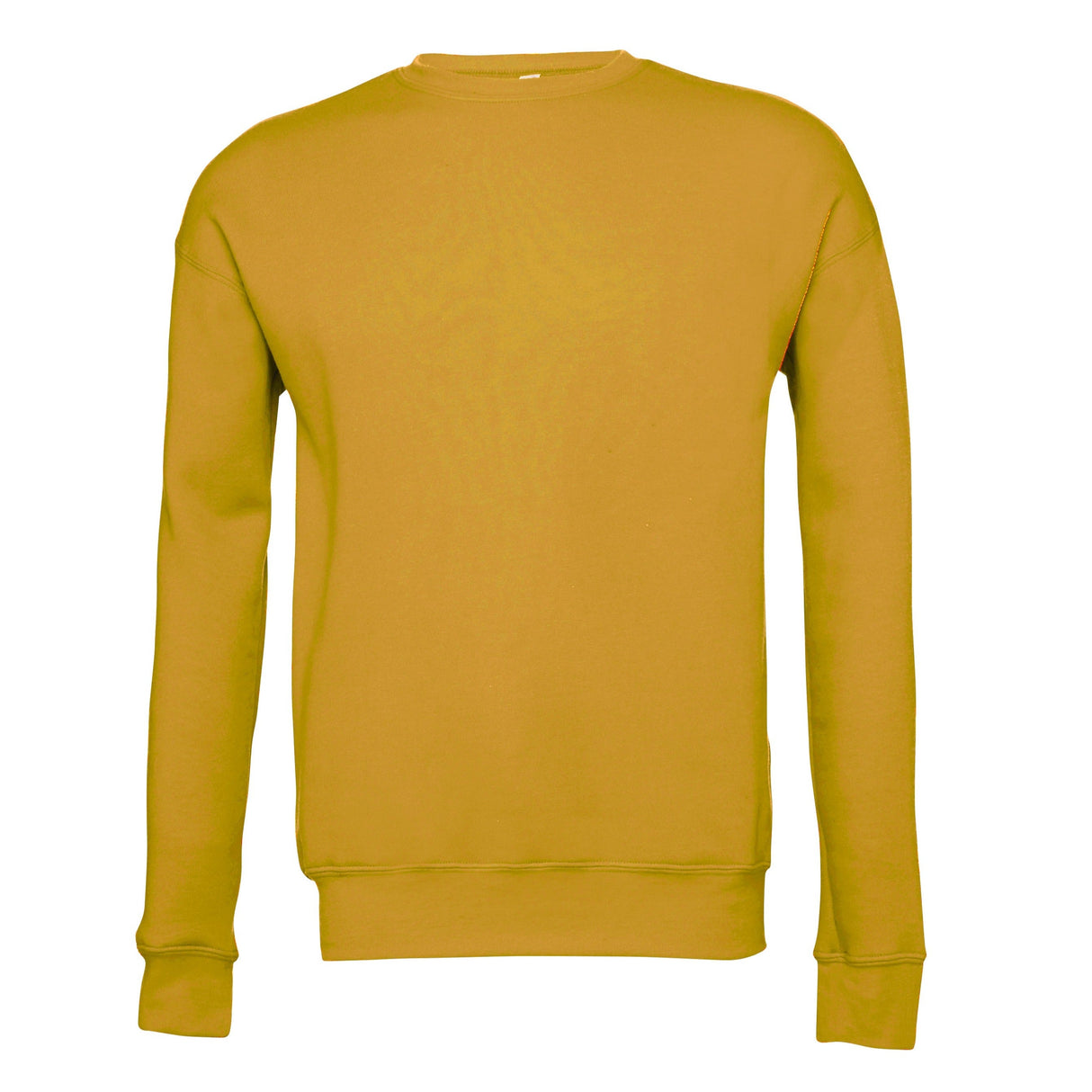 Bella Canvas Unisex Drop Shoulder Fleece - Heather Mustard