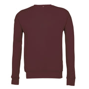 Bella Canvas Unisex Drop Shoulder Fleece - Maroon