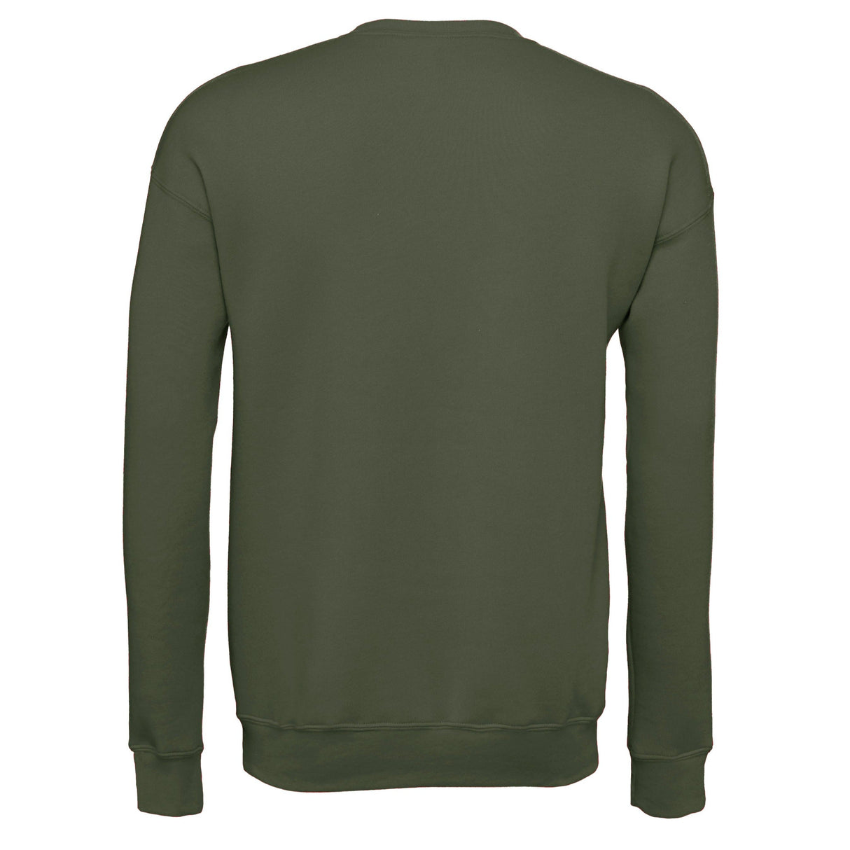 Bella Canvas Unisex Drop Shoulder Fleece - Military Green