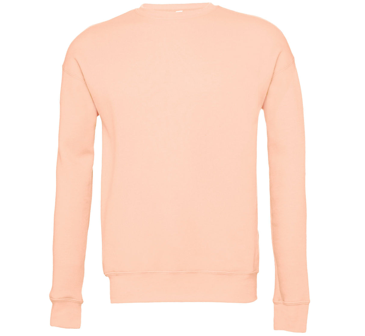 Bella Canvas Unisex Drop Shoulder Fleece - Peach