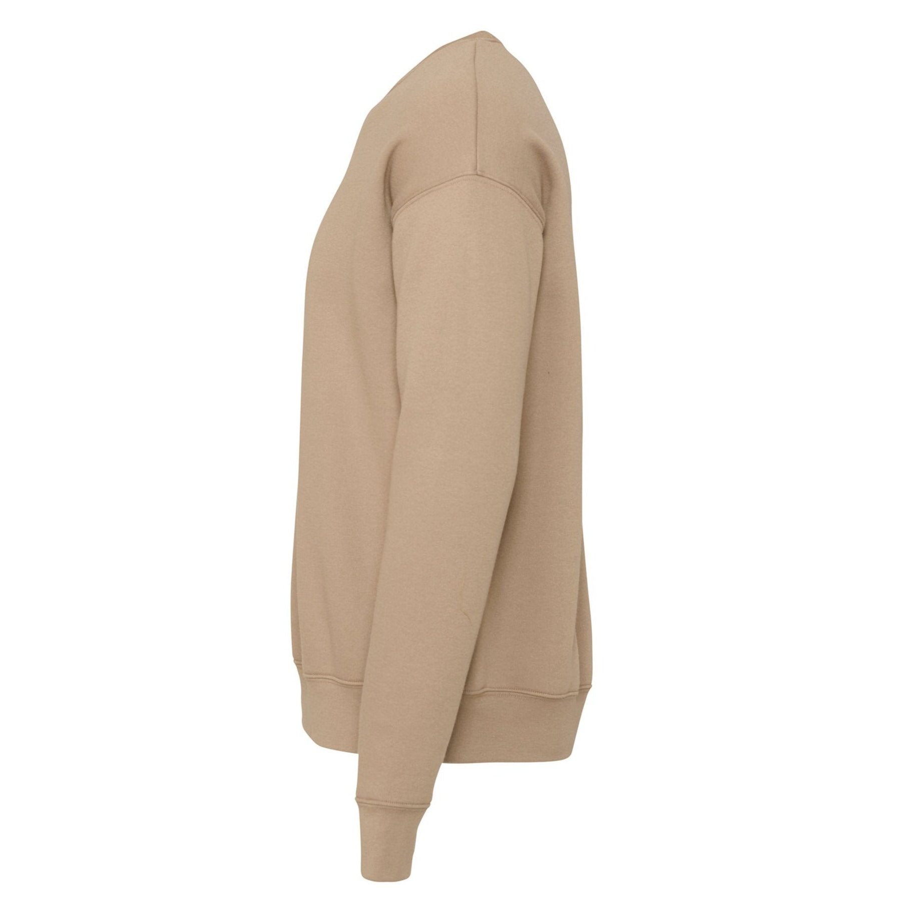 Bella Canvas Unisex Drop Shoulder Fleece - Tan