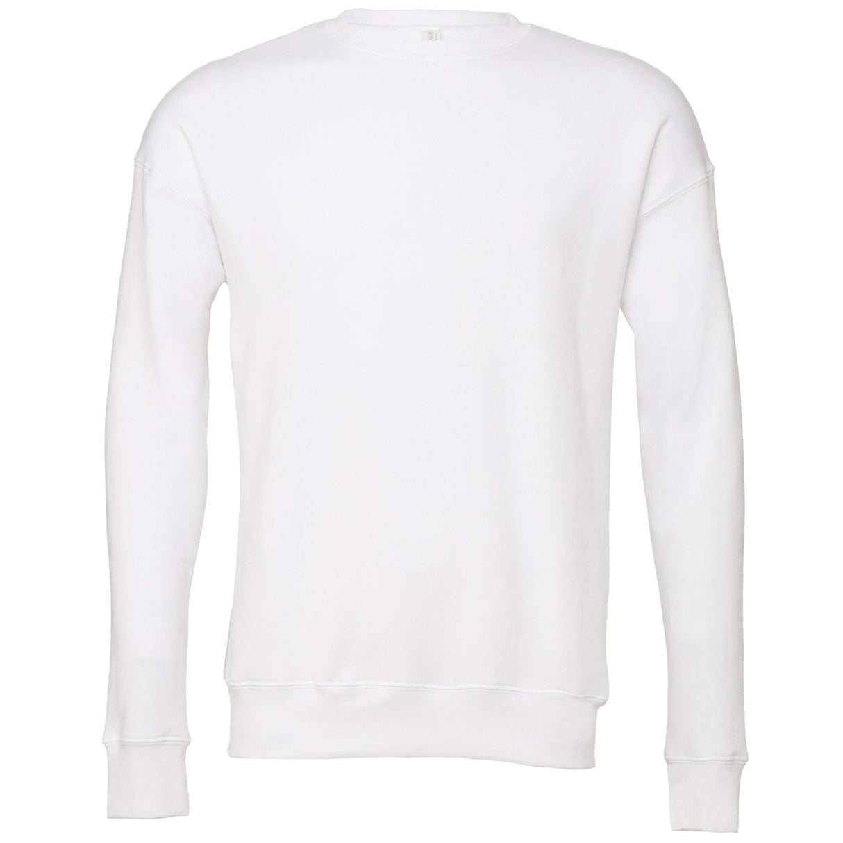 Bella Canvas Unisex Drop Shoulder Fleece - White