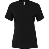 Bella Canvas Women's Relaxed Jersey Short Sleeve Tee - Black Heather
