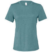 Bella Canvas Women's Relaxed Jersey Short Sleeve Tee - Heather Deep Teal