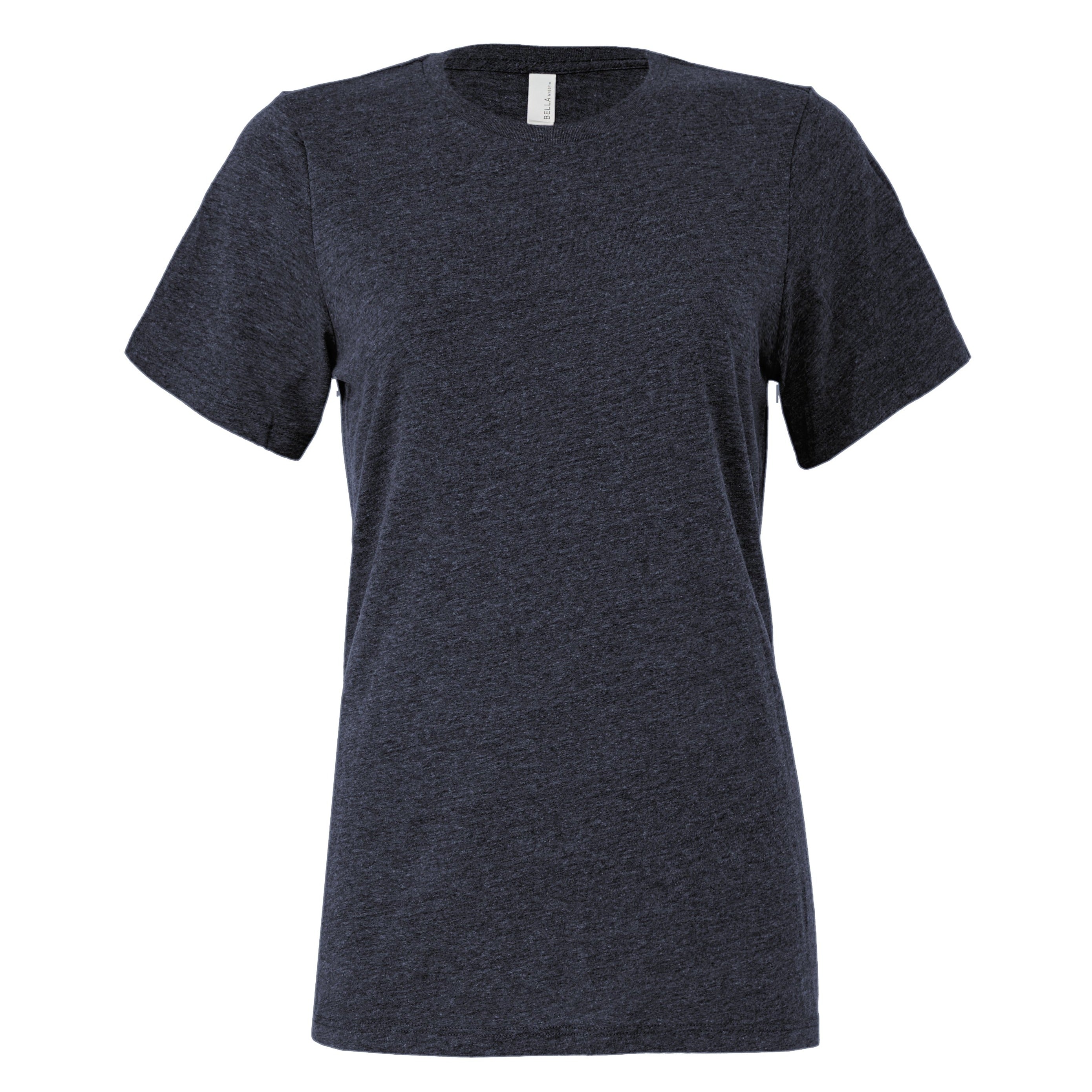 Bella Canvas Women's Relaxed Jersey Short Sleeve Tee - Heather Navy