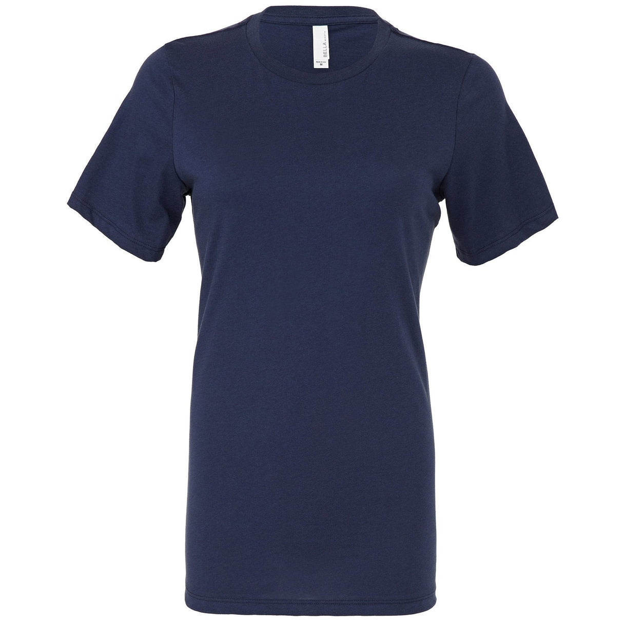 Bella Canvas Women's Relaxed Jersey Short Sleeve Tee - Navy