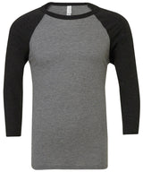 Bella Canvas Unisex Triblend ¾ Sleeve Baseball T-Shirt