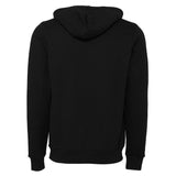 Bella Canvas Unisex Polycotton Fleece Pullover Hoodie - DTG Black